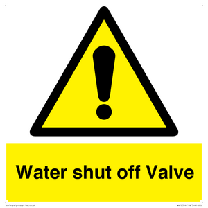 Water shut off Valve
